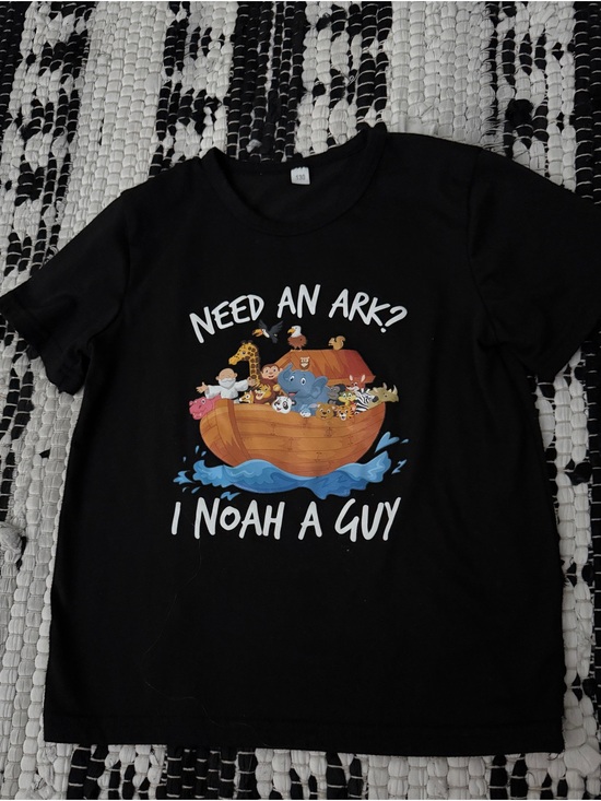 Other - Black Graphic Tee - Need An Ark? I Noah A Guy
